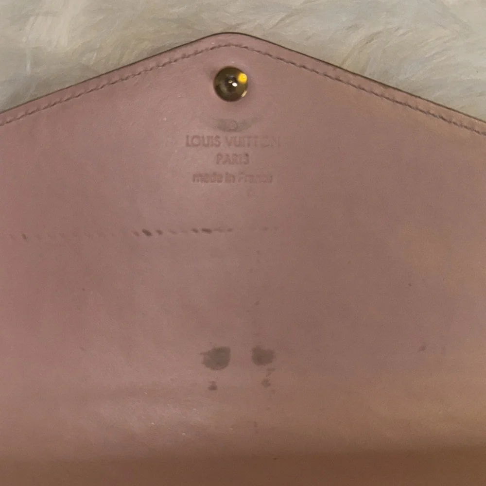 Louis Vuitton Vernis Sarah Compact Wallet Rose Ballerine GUC - Picture 15 of 16